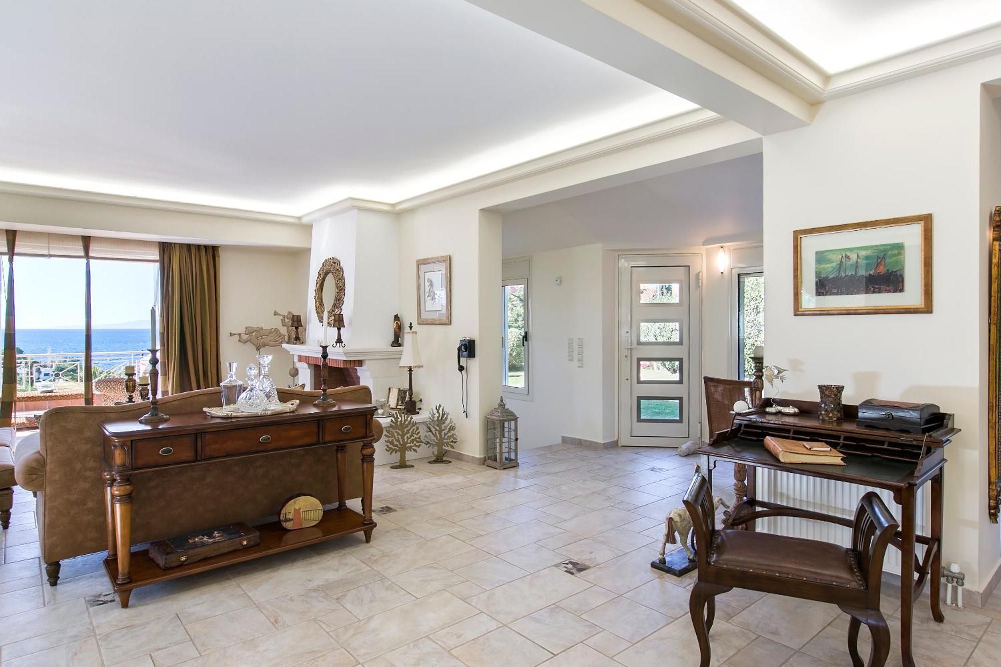 Villa Melia Sounion Bagian luar foto