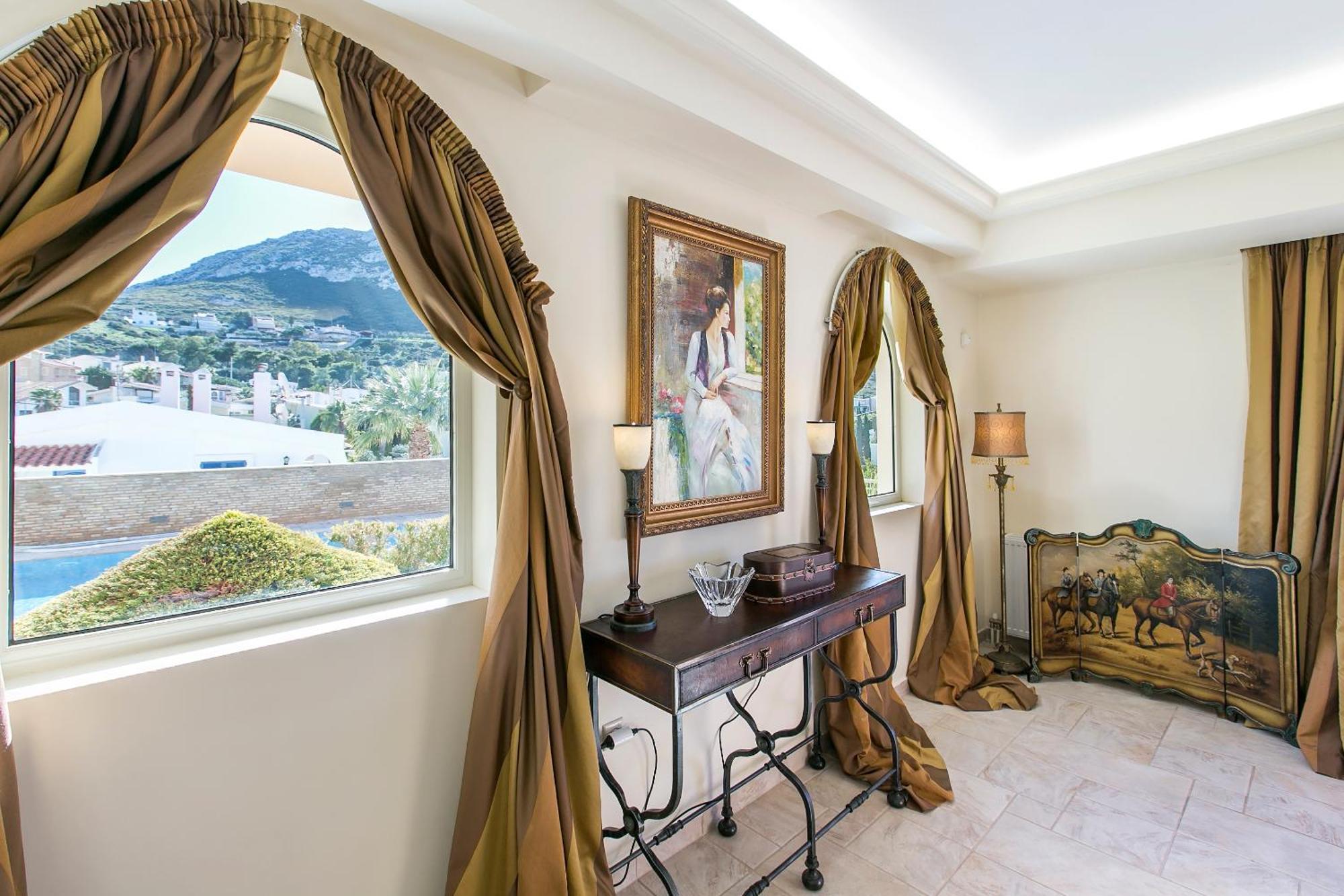 Villa Melia Sounion Bagian luar foto
