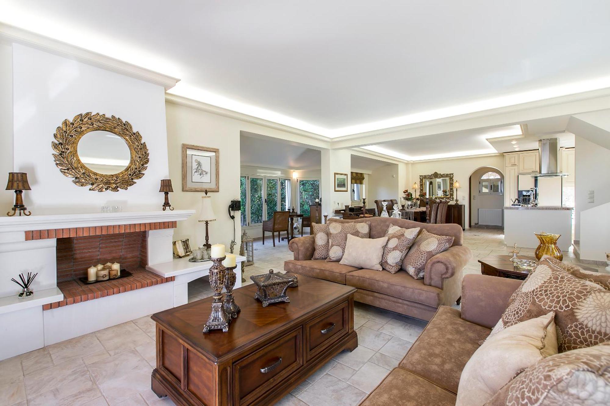 Villa Melia Sounion Bagian luar foto