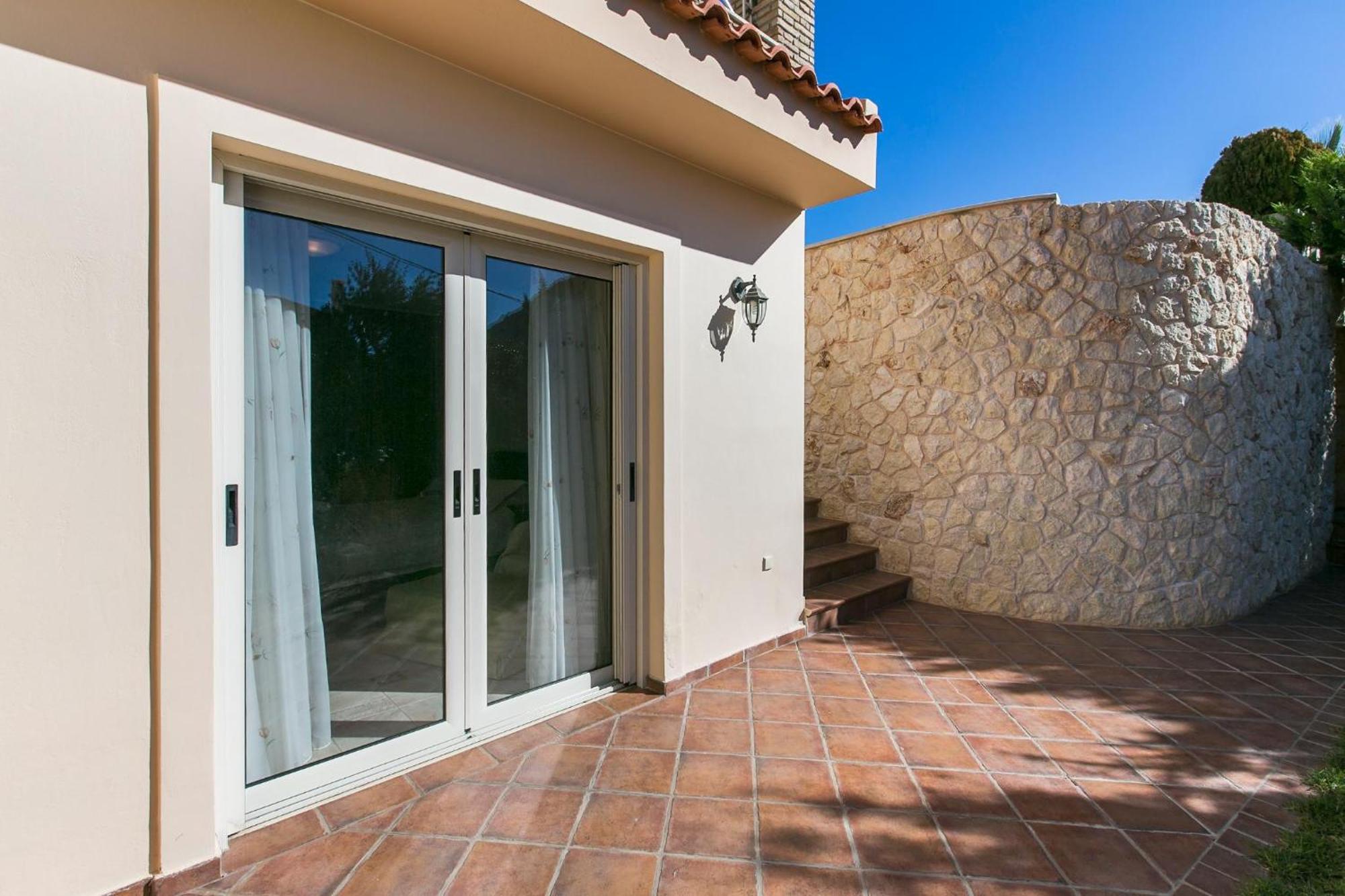 Villa Melia Sounion Bagian luar foto
